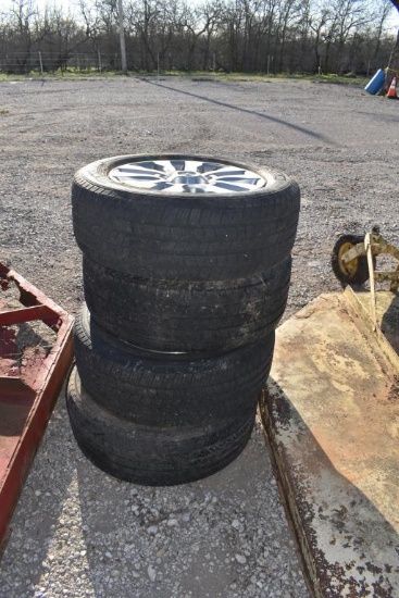 4 - 275 X 55R20 TIRES AND WHEELS