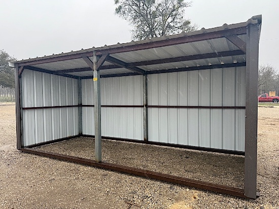 8' X 20' X 8' PORTABLE BUILDING (TIRE AND WHEEL NOT INCLUDED)