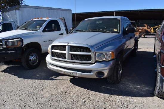 2003 DODGE 1500 PICKUP W/ NEW MOTOR (VIN # 1D7HA18N93J603734) (APPX 231,098 MILES, UP TO THE BUYER T