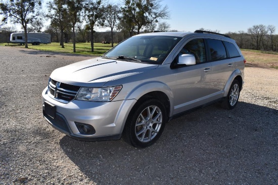 2013 DODGE JOURNEY SXT (NOT RUNNING) (VIN # 3C4PDCBG8DT563742) (SHOWING APPX 137,243 MILES,  UP TO T