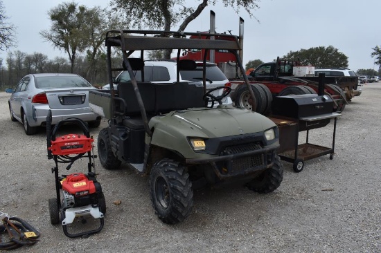 POLARIS RANGER 700 (VIN # 4XARH68A974092641) (SHOWING APPX 1,559 HOURS,  UP TO THE BUYER TO DO THEIR