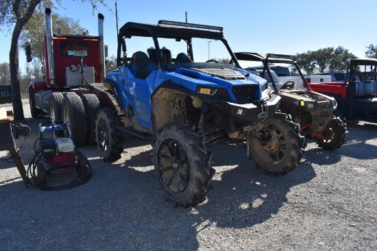 2016 POLARIS GENERAL SIDE BY SIDE W/ NEW ENGINE (VIN # 3NSRGE998GH861667) (SHOWING APPX 210 HOURS AN