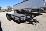 2024 16' LOWBOY TRAILER B.P. (PLATE # 959-047M) (REGISTRATION PAPER ON HAND AND WILL BE MAILED CERTI