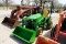 JD 1026R TRACTOR W/ JD H120 LOADER (SERIAL # 1LV1026RHCH220705) (SHOWING APPX 379 HOURS, UP TO THE B