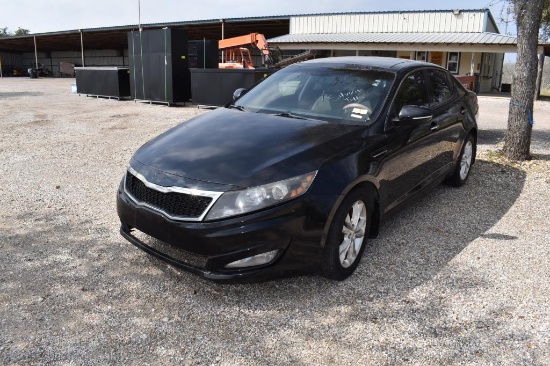 2012 OPTIMA EX CAR (NOT RUNNING) (SALVAGE) (VIN # 5XXGN4A72CG049299) (UNKNOWN MILES) (SALVAGE TITLE