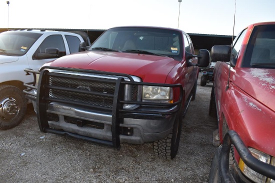 1999 FORD F350 V10 PICKUP (VIN # 1FTSW31S9XED14560) (SHOWING APPX 211,419 MILES, UP TO THE BUYER TO