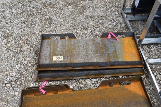 2 - SKID STEER WELD PLATES