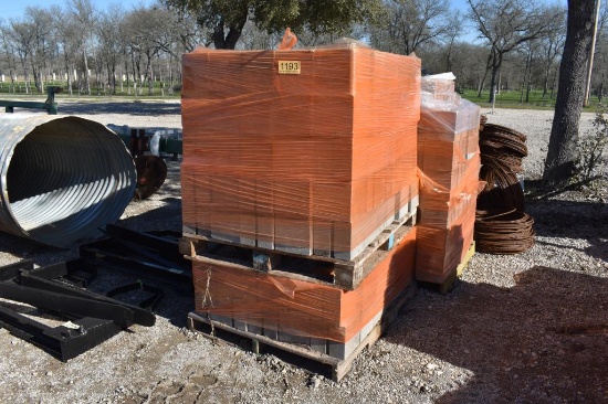 3 PALLETS CONCRETE BLOCKS