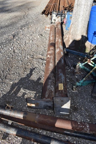 2 - 6 1/2" PIPE POSTS