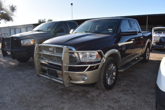 2014 DODGE ECO DIESEL 4X4 1500 PICKUP W/ 69,000 ON NEW CRATE ENGINE (ALL PAPERWORK ON HAND) (VIN # 1