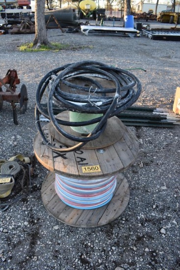 ALUMINUM WIRE 105' AND 4/4 COPPER WIRE