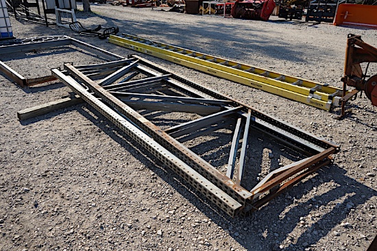 4 - 12' METAL SHELVING