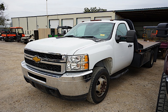 2014 CHEVROLET 3500 DURAMAX PICKUP (VIN # 1GB3CZC86EF153050) (SHOWING APPX 145,052 MILES, UP TO THE
