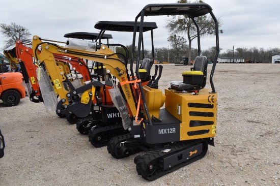 AGT MX12R MINI EXCAVATOR (SERIAL # MX12R2024J0000808) (K)