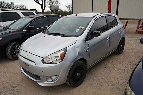 2014 MITSUBISHI MIRAGE (VIN # ML32A3HJ7EH009939) (SHOWING APPX 142,115 MILES, UP TO THE BUYER TO DO
