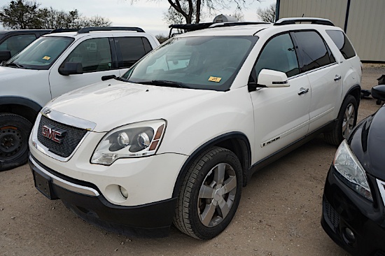2007 GMC ACADIA (VIN # 1GKER33797J112892) (SHOWING APPX 235,725 MILES, UP TO THE BUYER TO DO THEIR D