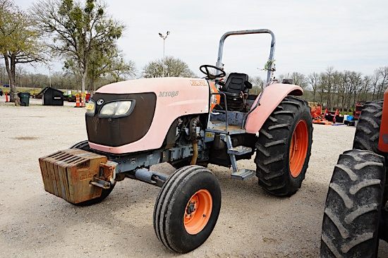 KUBOTA M1085 TRACTOR (SERIAL # 10024) (SHOWING APPX 1,721 HOURS, UP TO THE BUYER TO DO THEIR DUE DIL