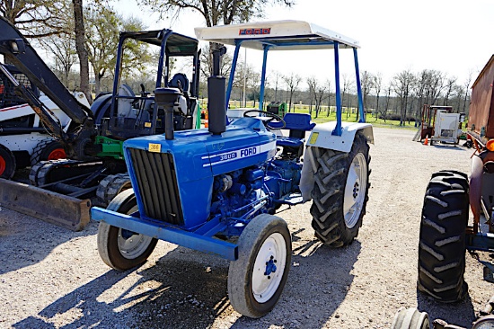 FORD 3600 TRACTOR (SERIAL # 070V16) (SHOWING APPX 3,950 HOURS, UP TO THE BUYER TO DO THEIR DUE DILIG