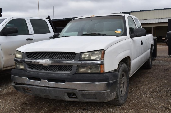 2003 CHEVROLET 1500 PICKUP (VIN # 2GCEC19V331230013) (SHOWING APPX 174,750 MILES, UP TO THE BUYER TO