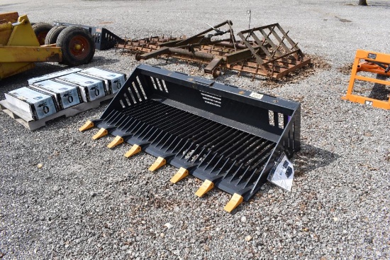 72" SKID STEER ROCK BUCKET