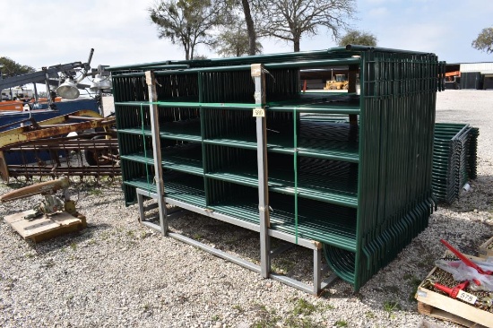 36 - 10' CATTLE PANELS W/ 1 GATE PANEL