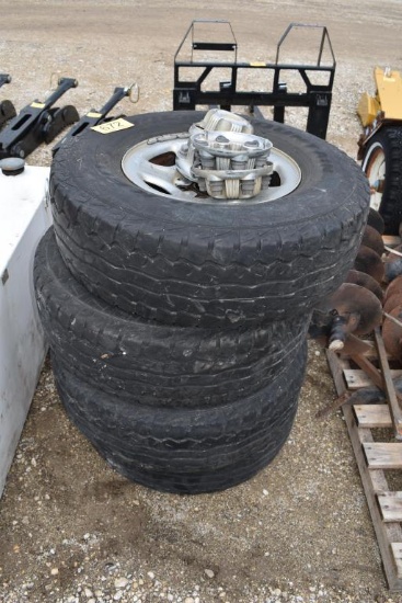 4 - 265 - 75R16 TIRES AND RIMS