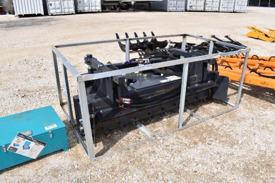 72" SKID STEER POWER RAKE