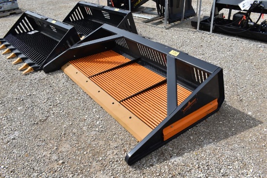 80" SKID STEER ROCK SCREEN BUCKET