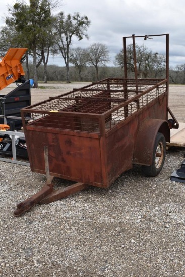 HOG TRAP TRAILER (PLATE # GFSY69) (REGISTRATION RECEIPT ON HAND AND WILL BE MAILED CERTIFIED WITHIN