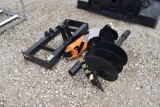 SKID STEER POSTHOLE DIGGER W/ 12