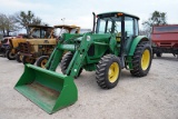 JD 6415 TRACTOR W/ JD 640 LOADER (SERIAL # L06415A462869) (SHOWING APPX 1,999 HOURS, UP TO THE BUYER