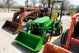 JD 1026R TRACTOR W/ JD H120 LOADER (SERIAL # 1LV1026RHCH220705) (SHOWING APPX 379 HOURS, UP TO THE B