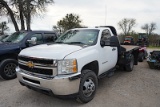 2013 CHEVROLET FLATBED PICKUP (VIN # 1GB3CZC86DF181140) (SHOWING APPX 228,675 MILES, UP TO THE BUYER