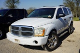 2005 DODGE DURANGO (VIN # 1D8HD48D75F521289) (SHOWING APPX 281,800 MILES, UP TO THE BUYER TO DO THEI