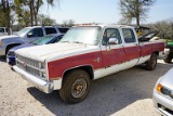 1981 CHEVROLET C30 PICKUP (NOT RUNNING) (VIN # 1GCHC33W9BZ123418) (SHOWING APPX 95,410 MILES, UP TO