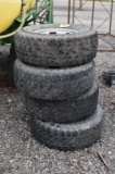 4 - 285 - 75R17 TIRES AND RIMS