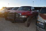 1996 DODGE 2500 CUMMINS PICKUP (VIN # 1B7KF23CXTJ114028) (SHOWING APPX 324,055 MILES, UP TO THE BUYE