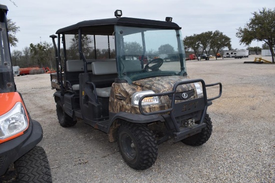 KUBOTA RTV 1140 (NOT RUNNING) (SERIAL # 24694) (SHOWING APPX 1,805 HOURS, UP TO THE BUYER TO DO THEI