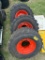 4 - 12-16.5 SKID STEER TIRES AND WHEELS