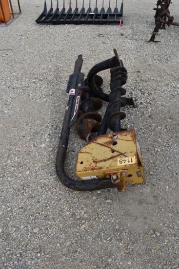 POSTHOLE DIGGER W/ 6" AND 9" AUGER 3PT