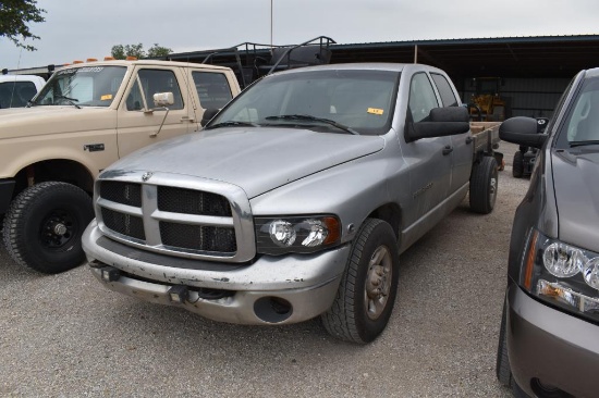 2004 DODGE 2500 CUMMINS ENGINE (VIN # 3D7KA28C64G108680) (SHOWING APPX 365,174 MILES, UP TO THE BUYE