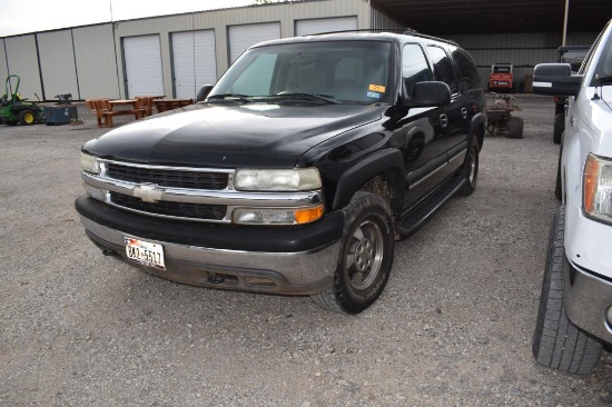 2003 CHEVROLET SUBURBAN (ONE OWNER) (VIN # 3GNFK16ZX3G306078) (SHOWING APPX 192,143 MILES, UP TO THE