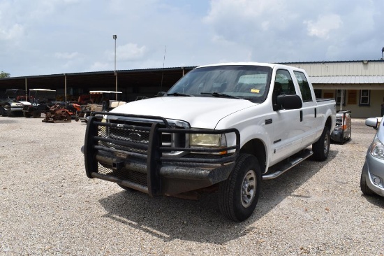 2002 FORD F250 PICKUP 7.3L DIESEL, 4X4 (ONE OWNER) (VIN # 1FTNW21F02ED15325) (SHOWING APPX 263,710 M