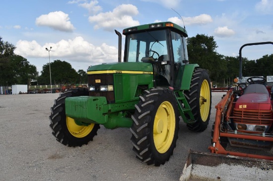 JD 7410 TRACTOR (SERIAL # RW7410H051890) (SHOWING APPX 6,926 HOURS, UP TO THE BUYER TO DO THEIR DUE