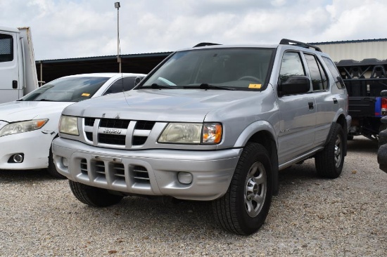 2003 ISUZU RODEO (VIN # 4S2CK58W534302267) (SHOWING APPX 91,481 MILES, UP TO THE BUYER TO DO THEIR D