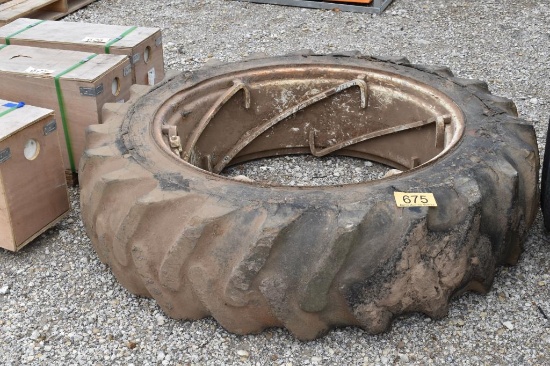 15.5 X 38 TIRE AND RIM