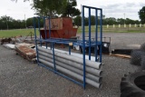 METAL RACK AND PVC PIPE