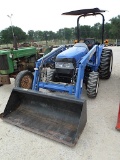 NH WORKMASTER 35 TRACTOR W/ NH 110TL LOADER (SERIAL # 2211012607) (SHOWING APPX 922 HOURS,  UP TO TH