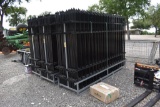 22 - 10' WROUGHT IRON FENCE PANELS W/ 23 POST