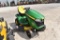 JD X300 RIDING MOWER (SERIAL # 1M0X300LEEM299257) (SHOWING APPX 124 HOURS, UP TO THE BUYER TO DO THE